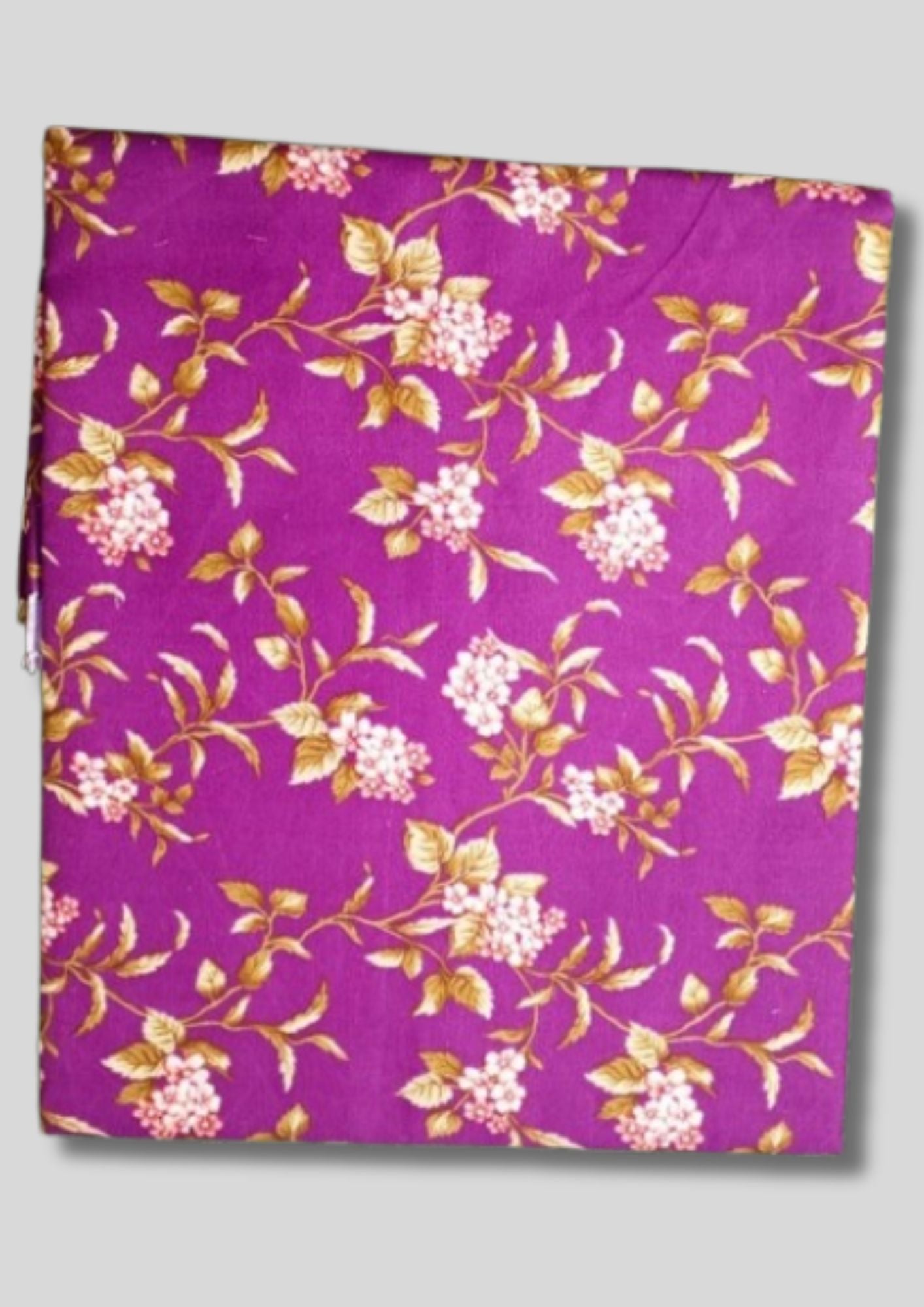 Vibrant Soft Cotton Loose Fabric with Paisley Design