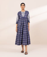 Long Frock Lawn Blue